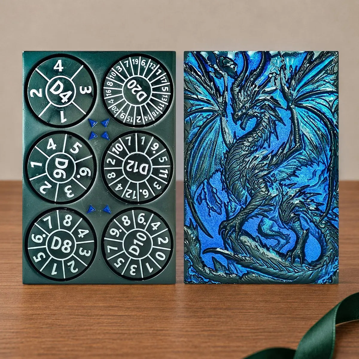 Dragon Tablet Dice Spinner – Pocket Fidget & Collectible Gift