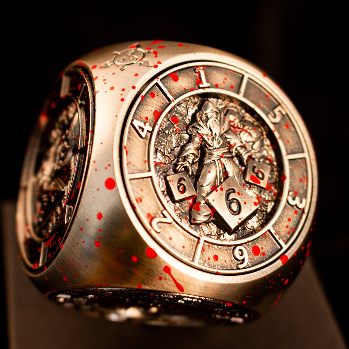 Masters Dice Relic 002 – 7 - in - 1 The Oracle’s Eye Cube Spinner DND Dice for Dungeon Masters & Collectors - Masters Dice