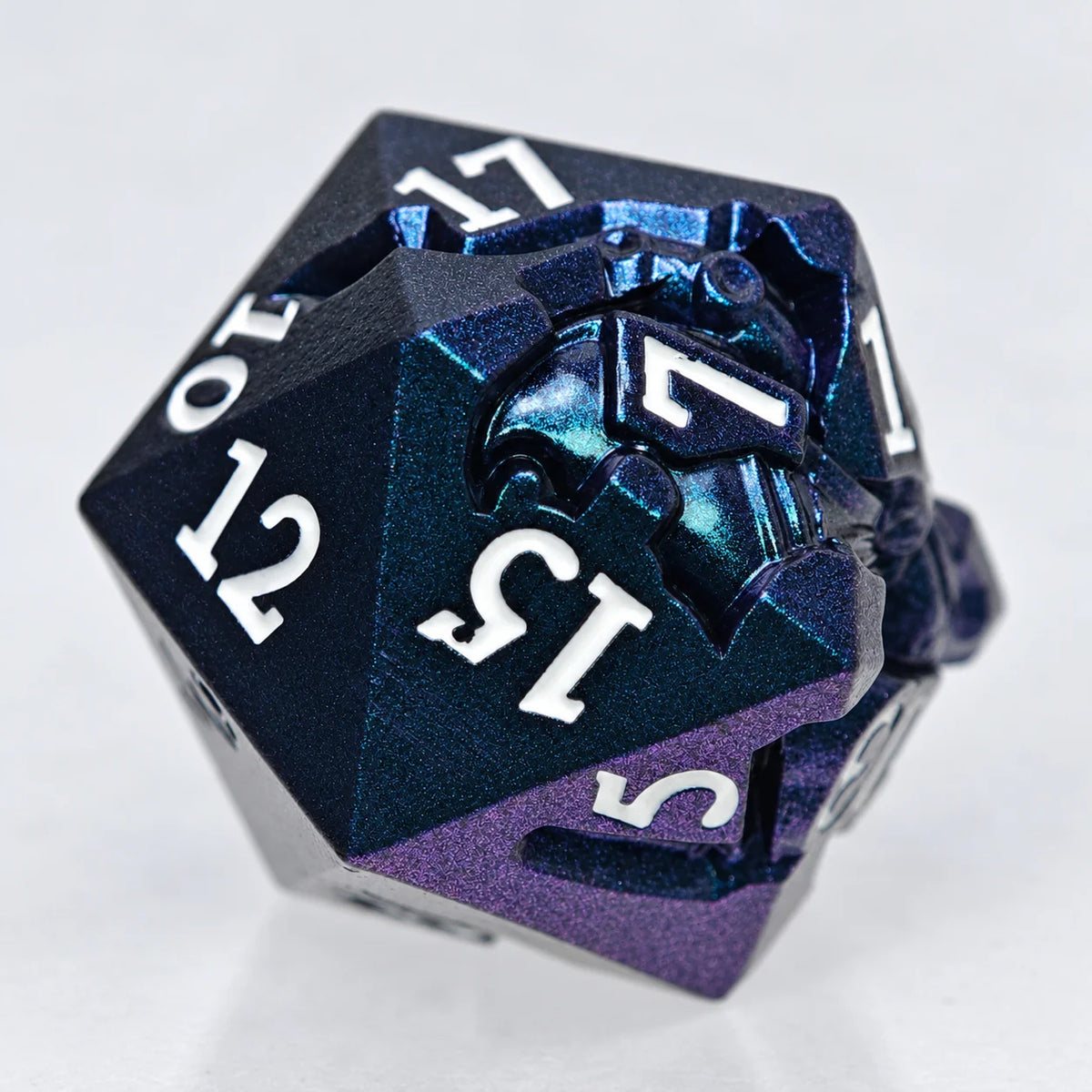 Masters Dice Eldritch Abyss – 7-Piece Sculpted Metal Dice Set | Tentacle Horror TTRPG Dice