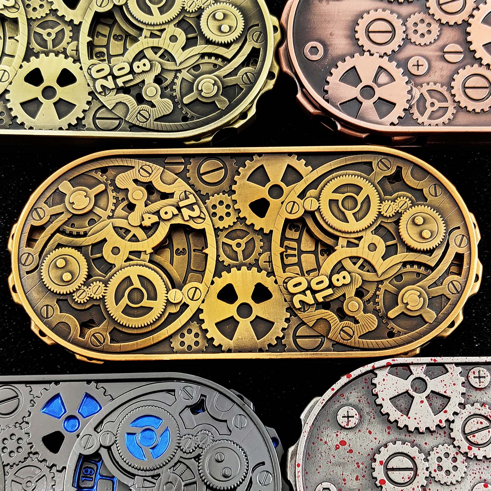 Masters Dice Artifact 001 – 7 - in - 1 Gearforged Spinner DND Dice for Dungeon Masters & True Fans - Masters Dice