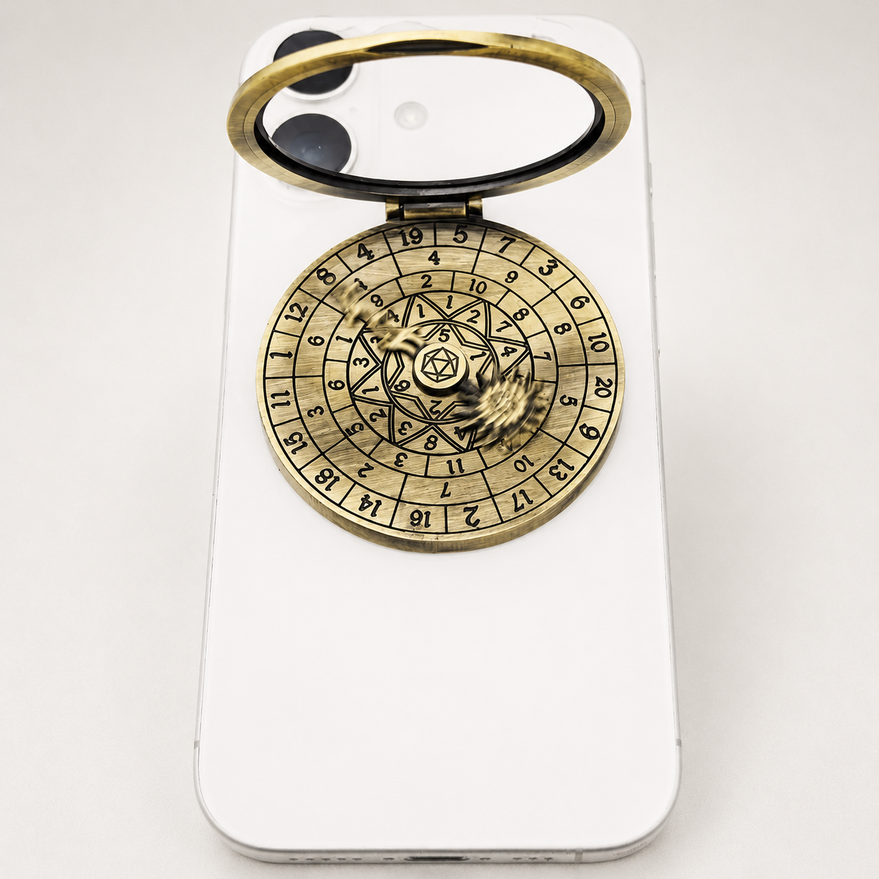 Masters Dice Nexus #001 – Arcane Orbit 7-in-1 Dice Spinner Phone Grip