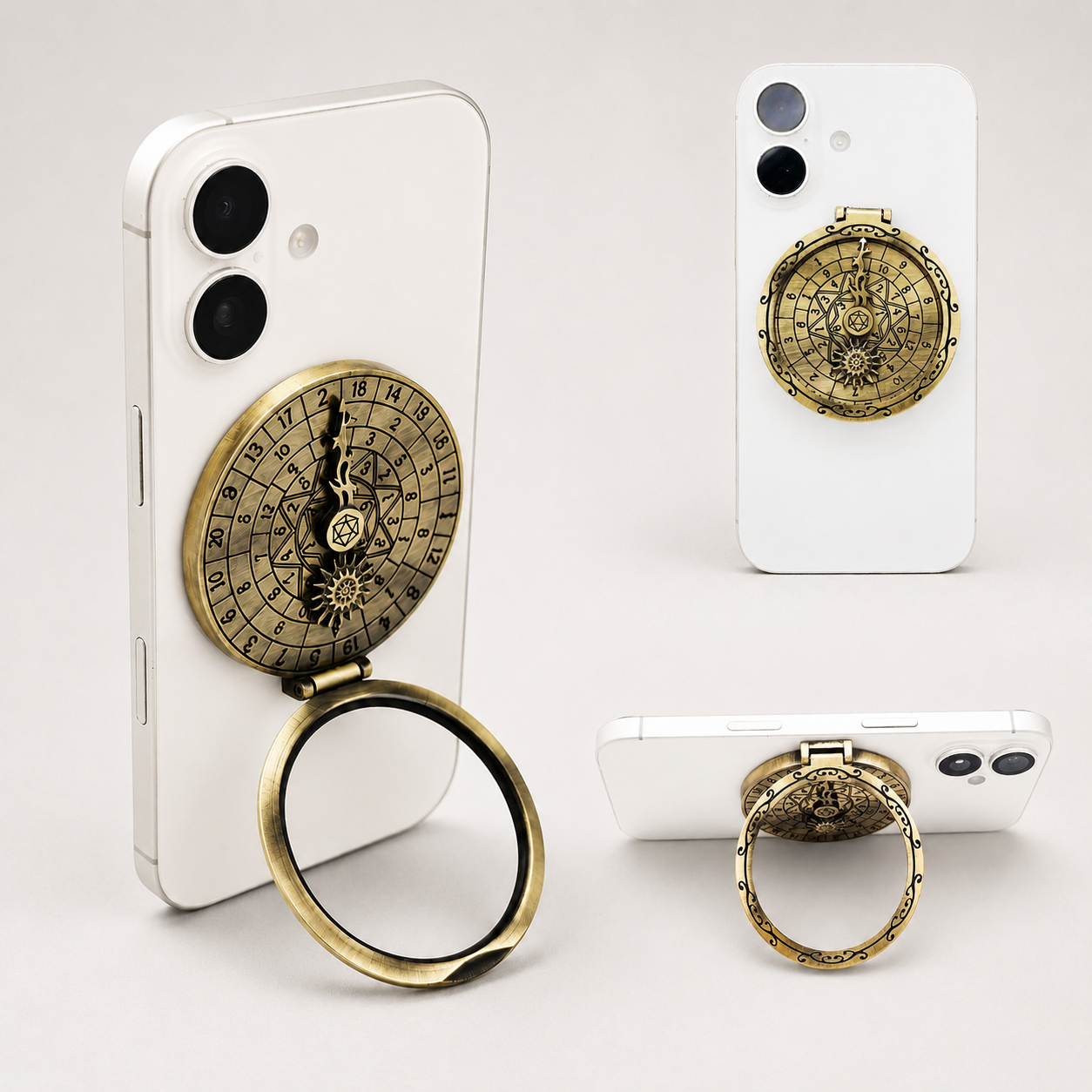 Masters Dice Nexus #001 – Arcane Orbit 7-in-1 Dice Spinner Phone Grip