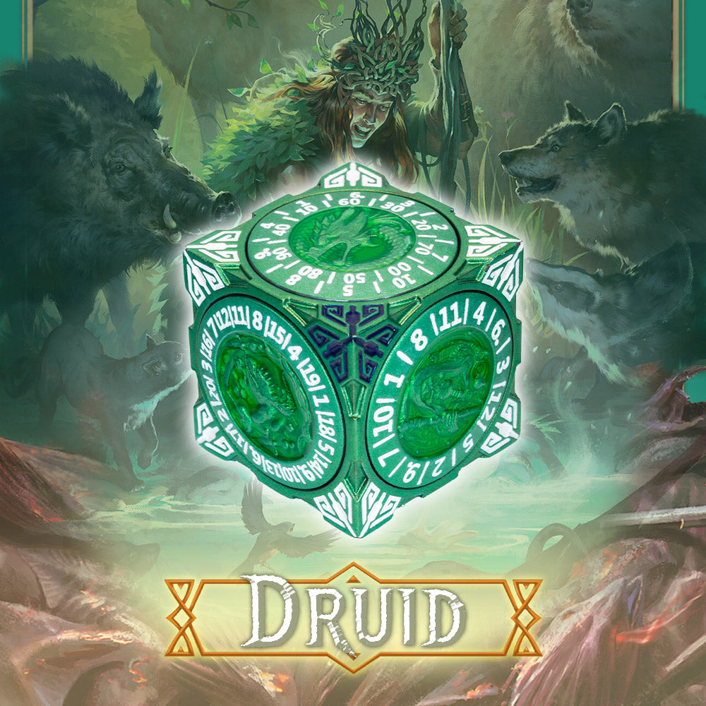 Masters Dice Relic #000 – Class Legacy Spinner | 7 -in-1 Dual-Spinner Metal Dice