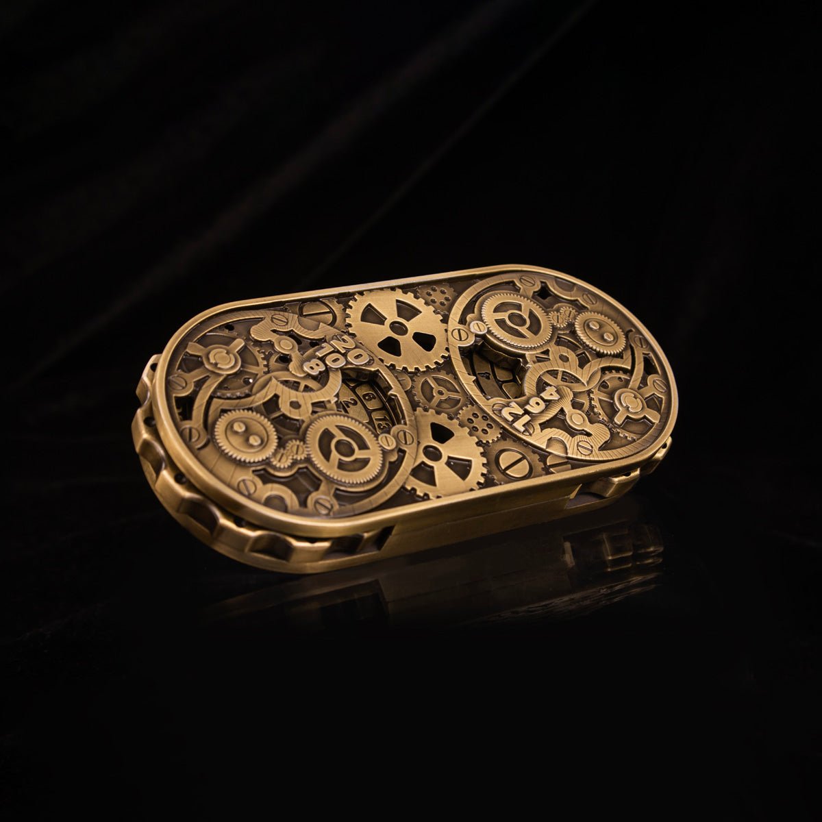 Masters Dice Artifact 001 – 7 - in - 1 Gearforged Spinner DND Dice for Dungeon Masters & True Fans - Masters Dice