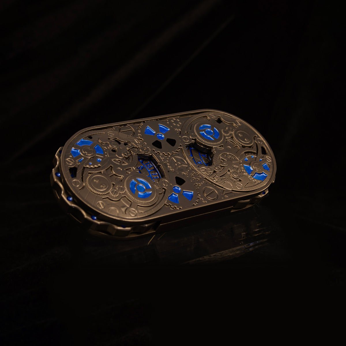 Masters Dice Artifact 001 – 7 - in - 1 Gearforged Spinner DND Dice for Dungeon Masters & True Fans - Masters Dice