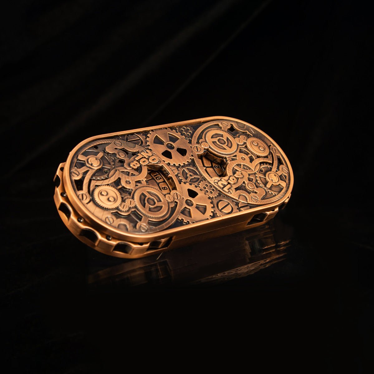 Masters Dice Artifact 001 – 7 - in - 1 Gearforged Spinner DND Dice for Dungeon Masters & True Fans - Masters Dice