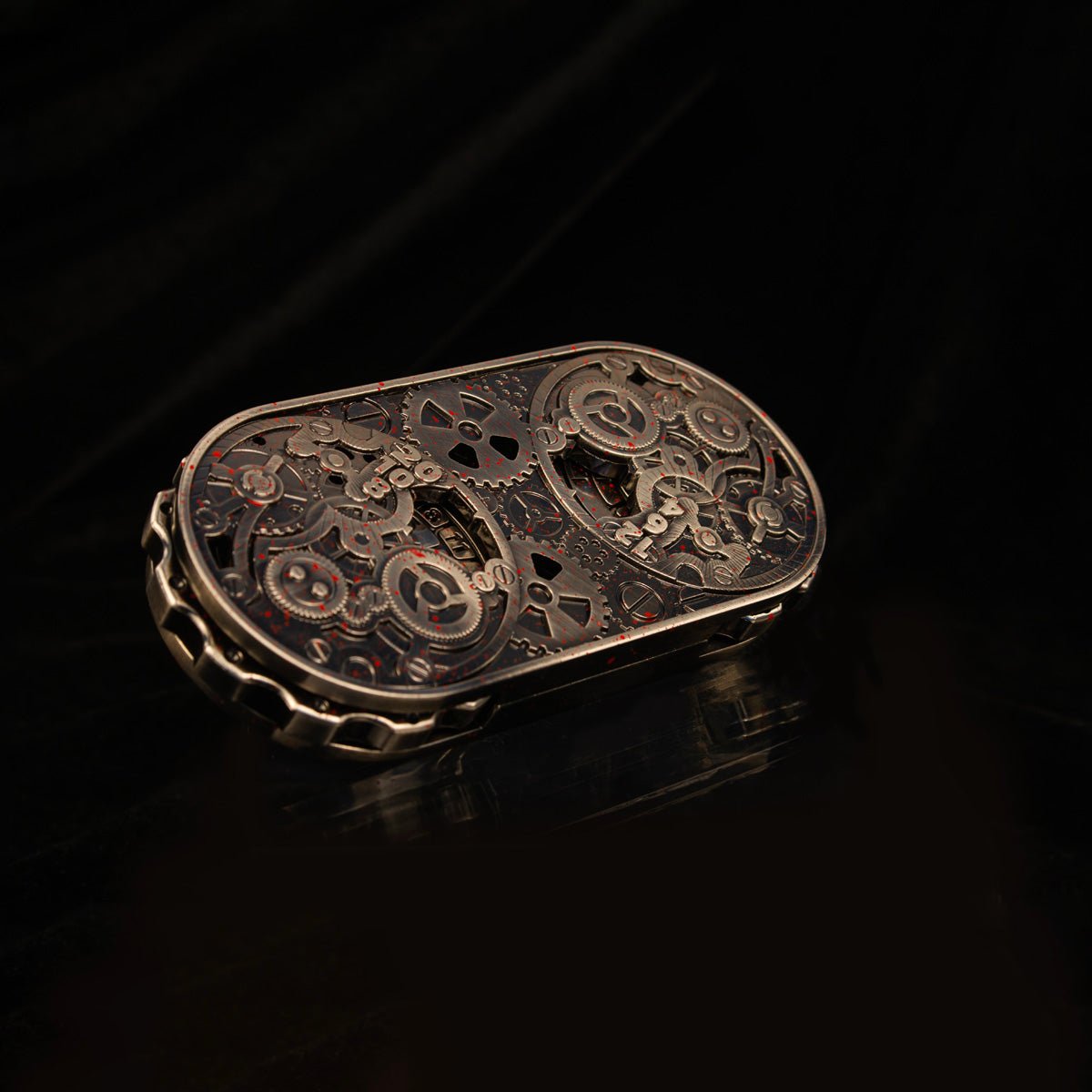 Masters Dice Artifact 001 – 7 - in - 1 Gearforged Spinner DND Dice for Dungeon Masters & True Fans - Masters Dice