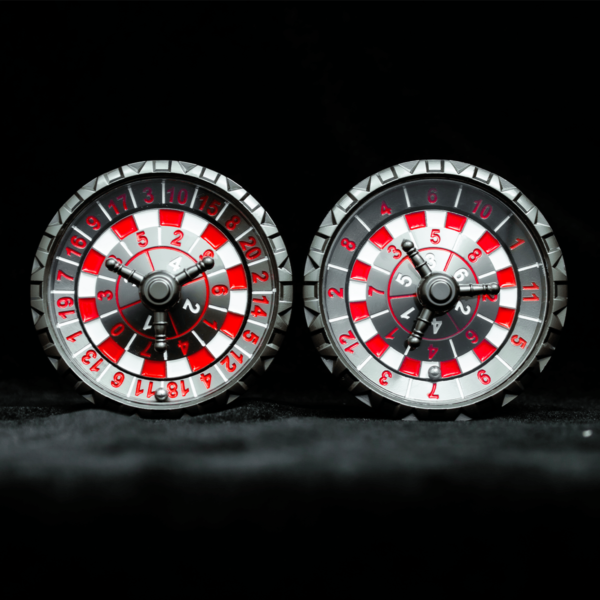 Masters Dice Talisman 001 – Dual Roulette Spinner DND Dice Set for Dungeon Masters & True Fans - Masters Dice