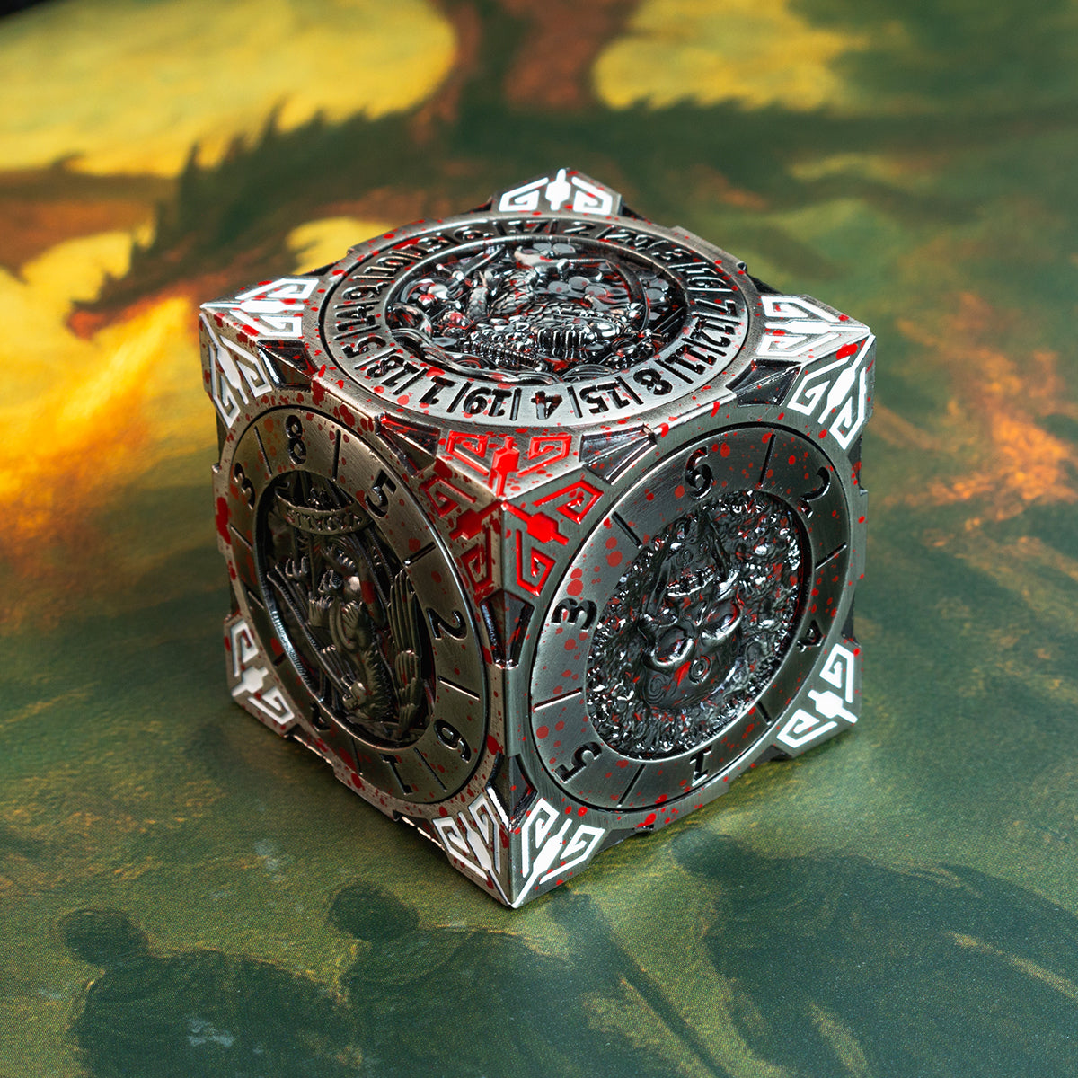 Masters Dice Relic #001 – 7-in-1 Monster Cube Spinner DND Dice