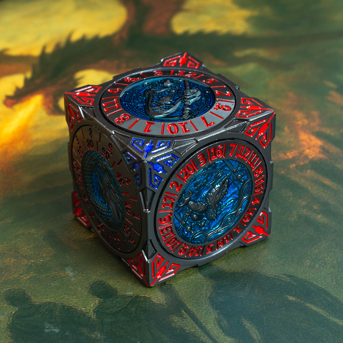 Masters Dice Relic #001 – 7-in-1 Monster Cube Spinner DND Dice