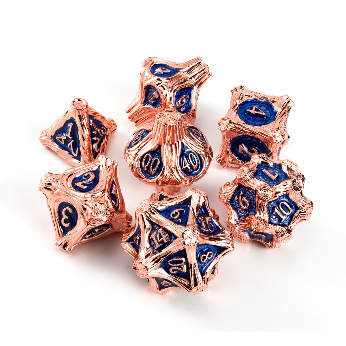 Masters Dice Timberbound No.1 – Premium Metal Dice Set for DND Fans & Dungeon Masters