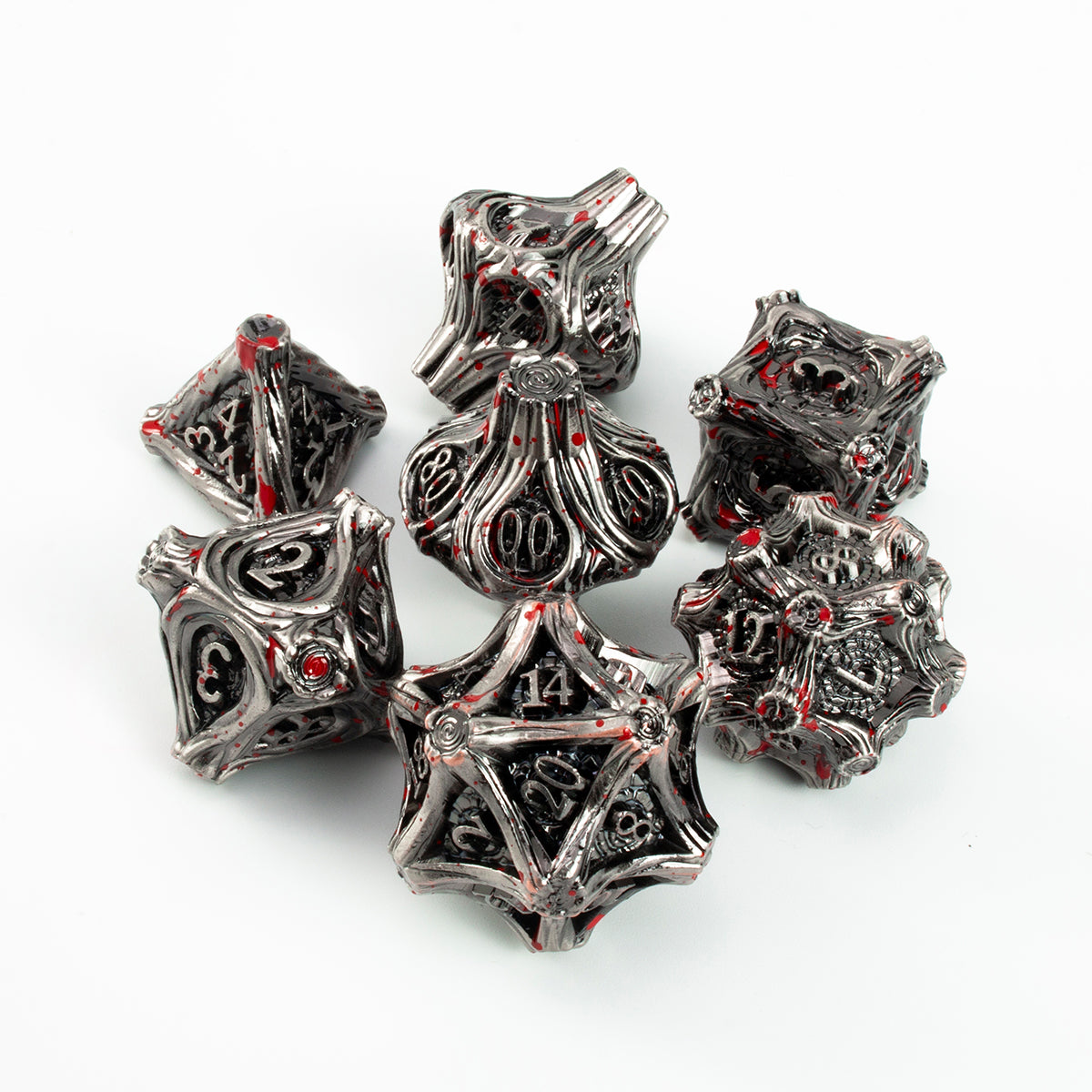 Masters Dice Timberbound No.1 – Premium Metal Dice Set for DND Fans & Dungeon Masters