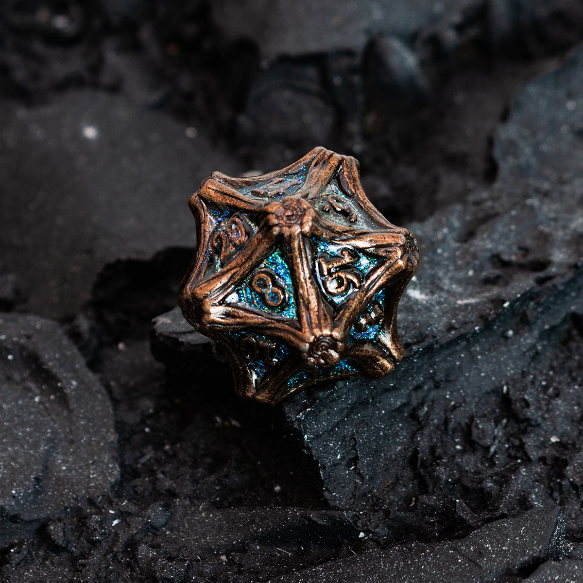 Masters Dice Timberbound No.1 – Premium Metal Dice Set for DND Fans & Dungeon Masters