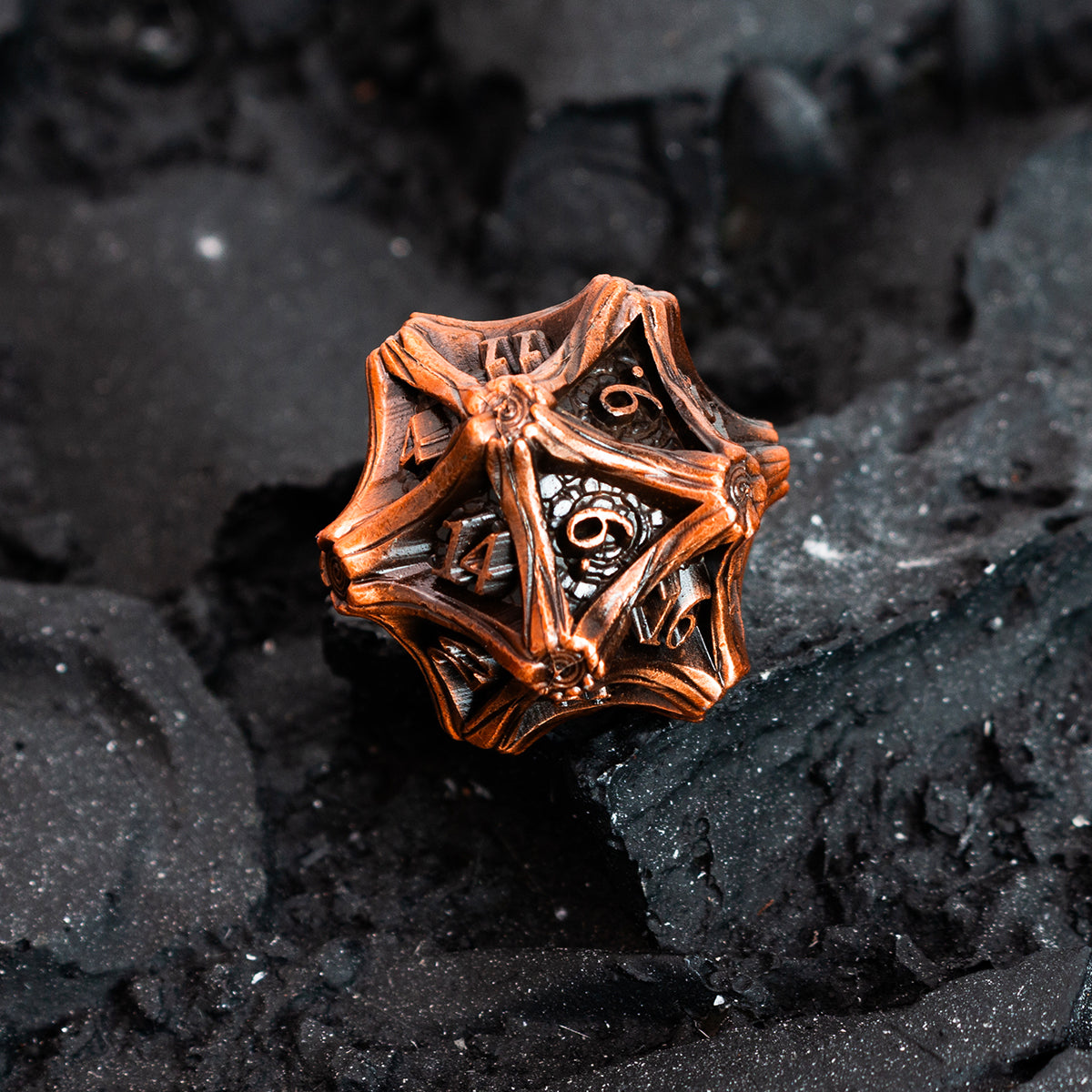 Masters Dice Timberbound No.1 – Premium Metal Dice Set for DND Fans & Dungeon Masters