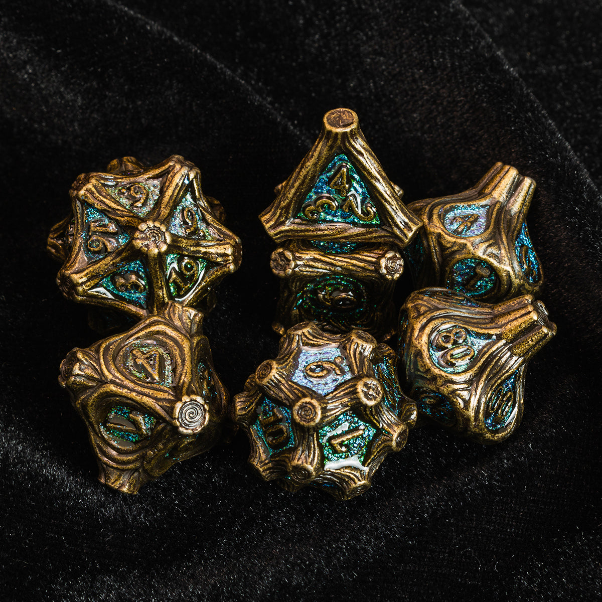 Masters Dice Timberbound No.1 – Premium Metal Dice Set