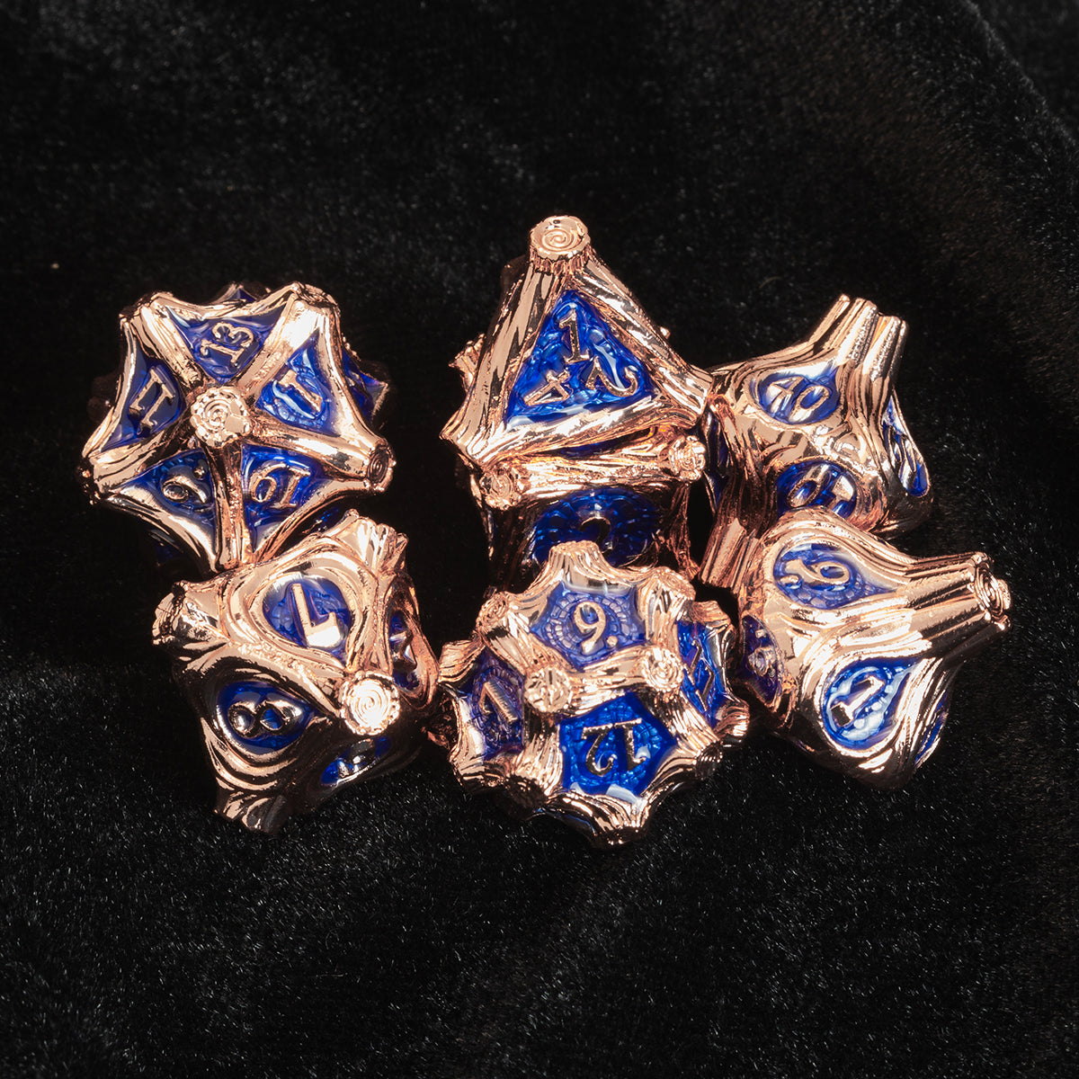 Masters Dice Timberbound No.1 – Premium Metal Dice Set for DND Fans & Dungeon Masters