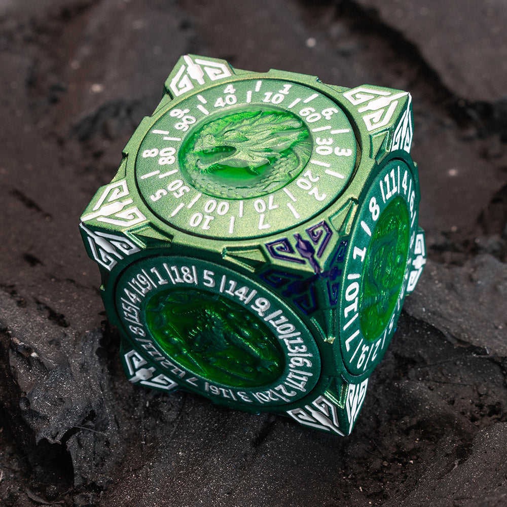 Masters Dice Relic #000 – Class Legacy Spinner | 7 -in-1 Dual-Spinner Metal Dice