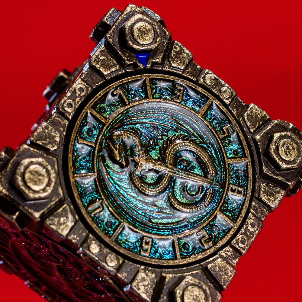 Masters Dice Relic #003 – Hell & Halo | 7 -in-1 Spinner Metal Dice