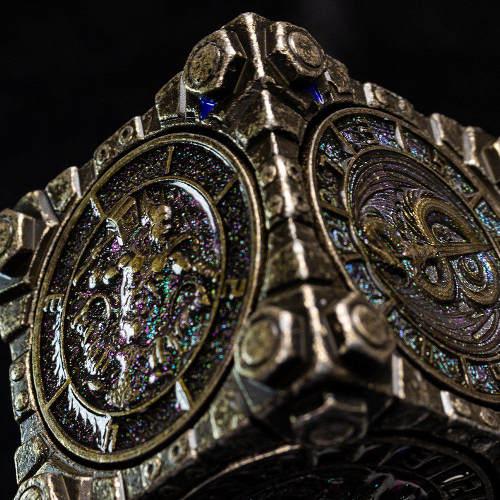 Masters Dice Relic #003 – Hell & Halo | 7 -in-1 Spinner Metal Dice