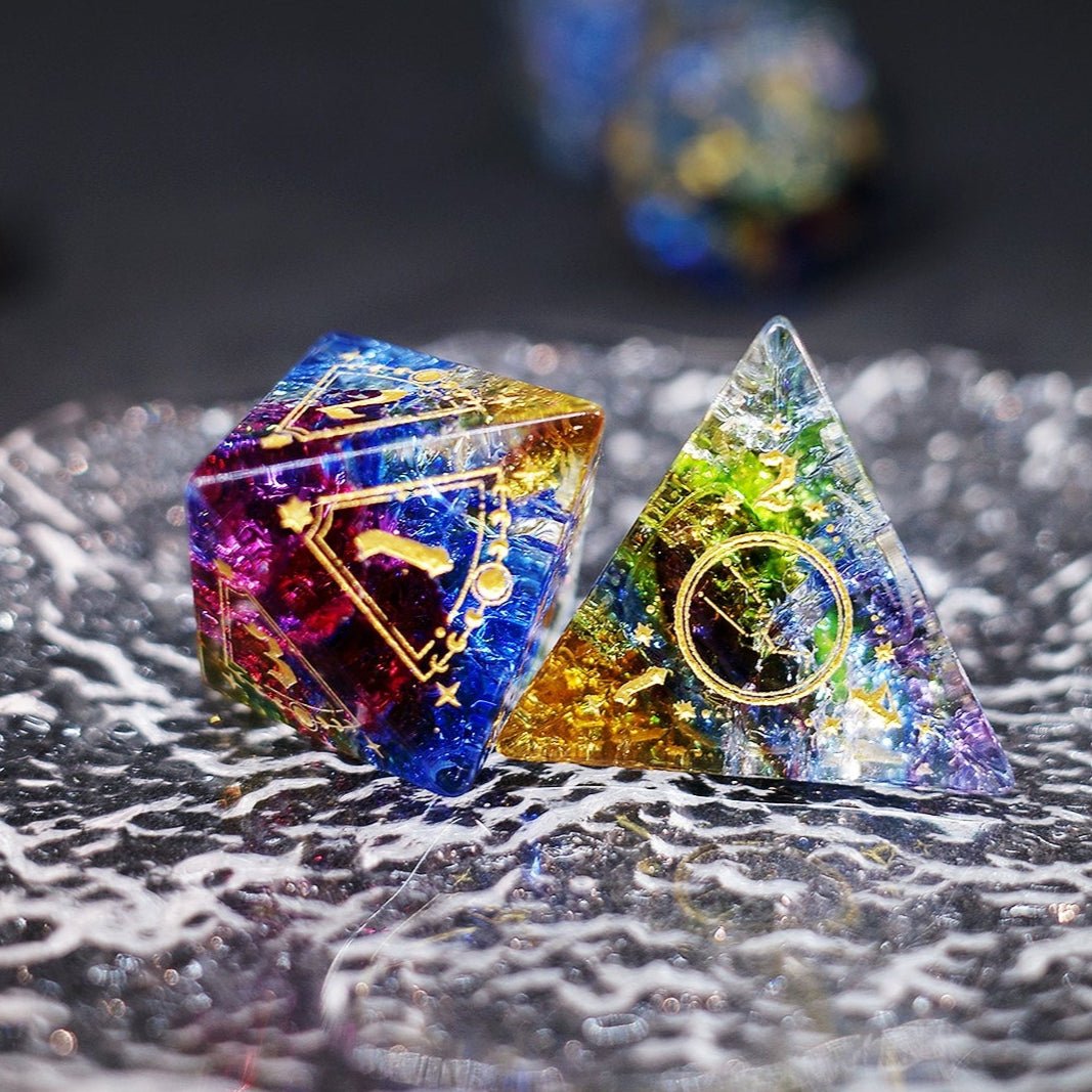 Storm Sanctuary Popcorn Glazed Dice Jewel COC Dragons & Dungeons Dnd TRPG - Masters Dice