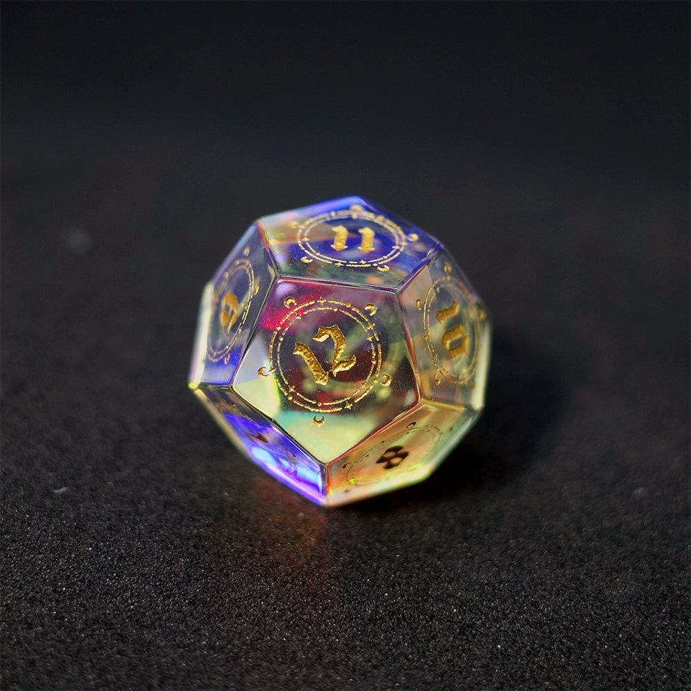 Symphony Crystal Gem Dice COC Dungeons & Dragons Dnd Warhammer Cthulhu TRPG - Masters Dice