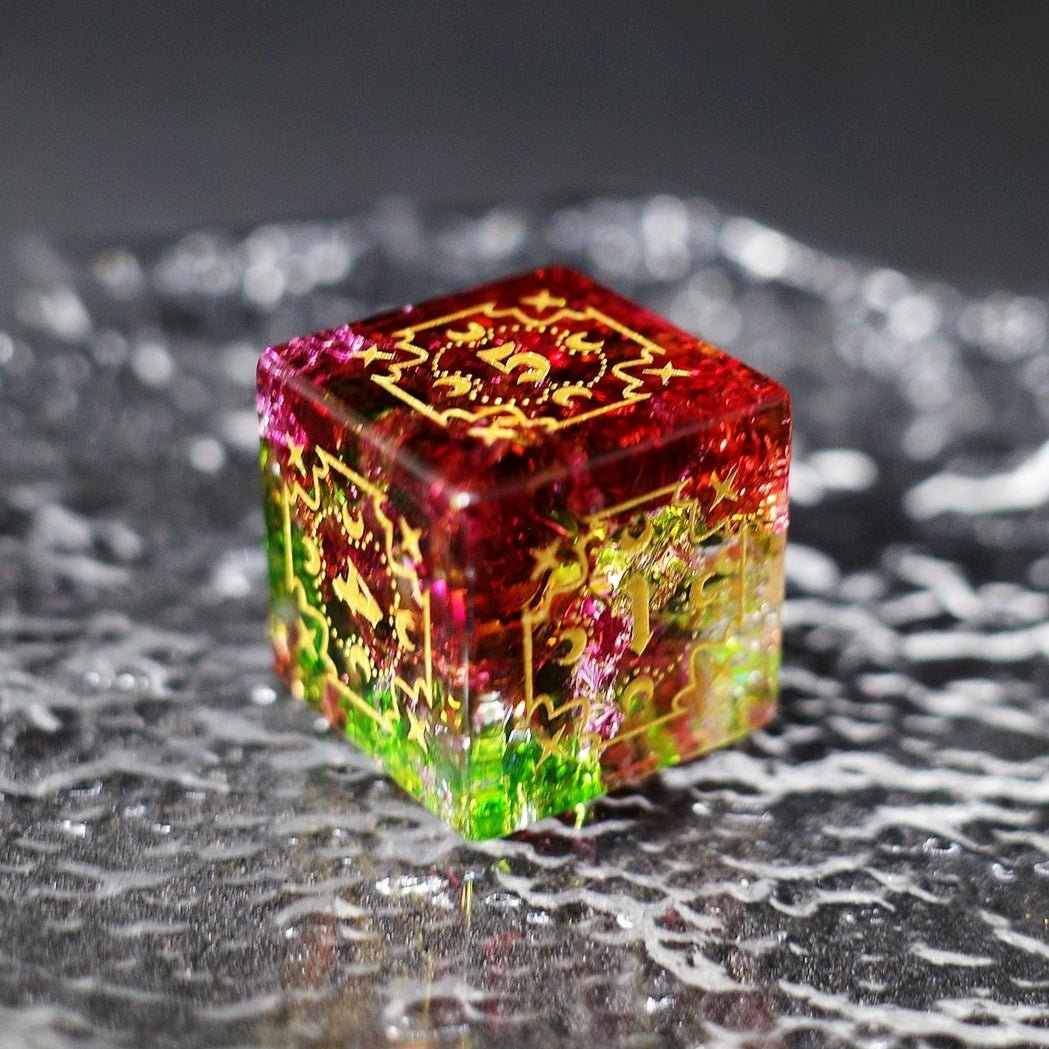 Spring Of Yaling Popping Glass Gem Dice COC Dragons And Dungeons Dnd TRPG - Masters Dice