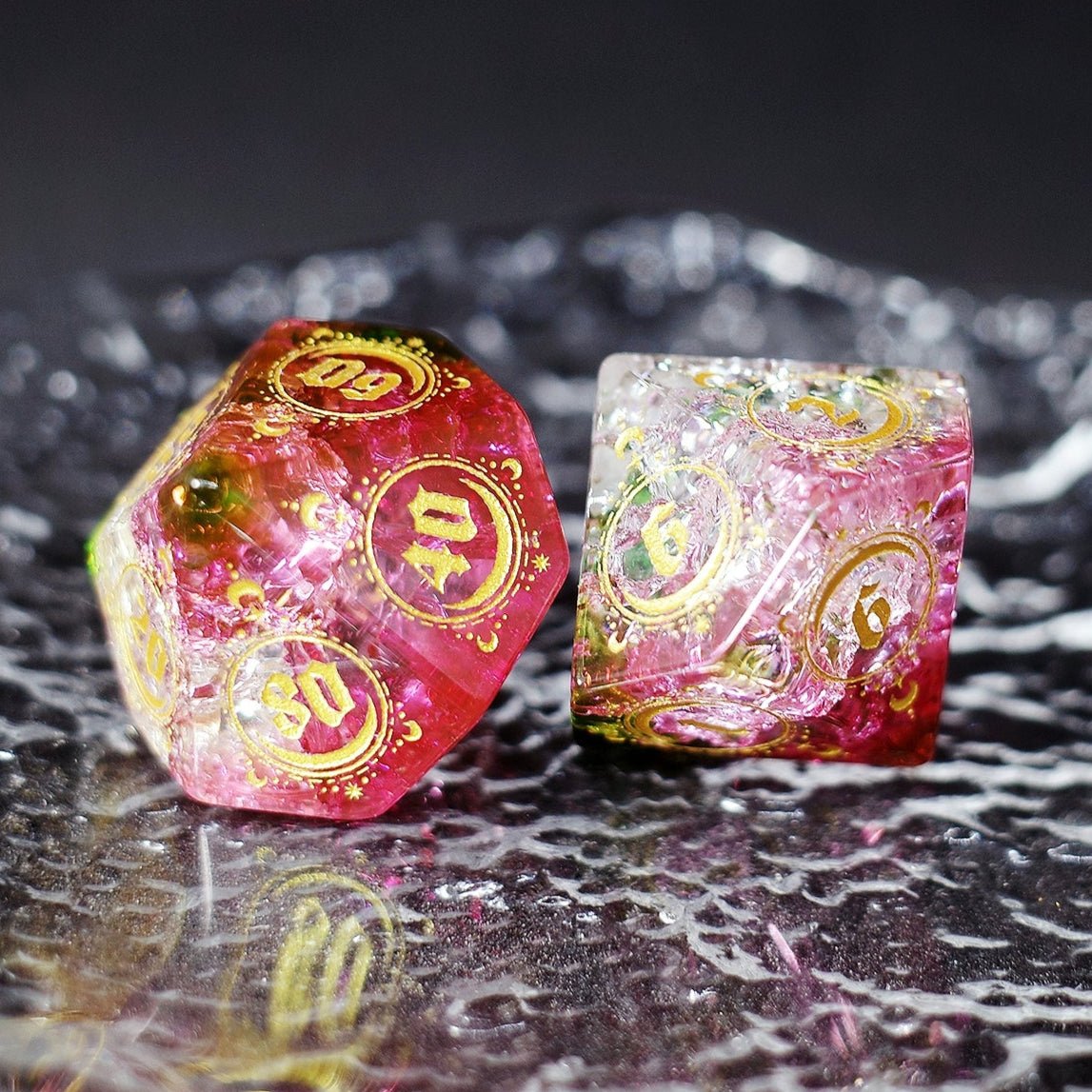 Spring Of Yaling Popping Glass Gem Dice COC Dragons And Dungeons Dnd TRPG - Masters Dice