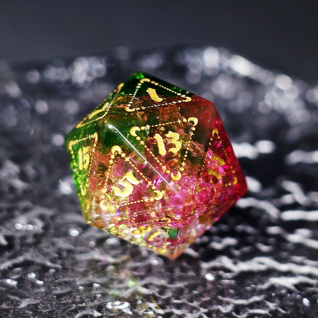 Spring Of Yaling Popping Glass Gem Dice COC Dragons And Dungeons Dnd TRPG - Masters Dice