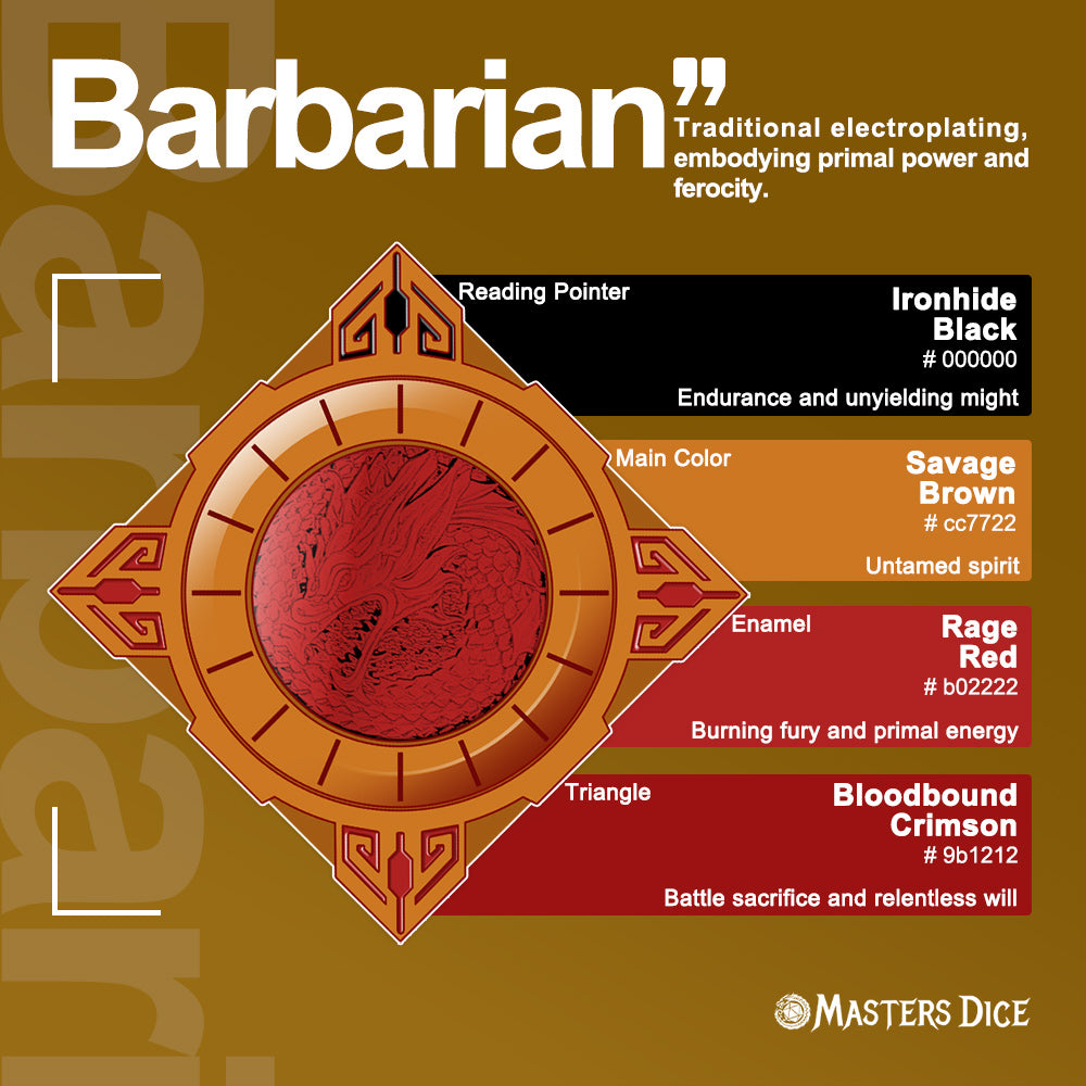 Masters Dice Relic #000 – Class Legacy Spinner | 7 -in-1 Dual-Spinner Metal Dice