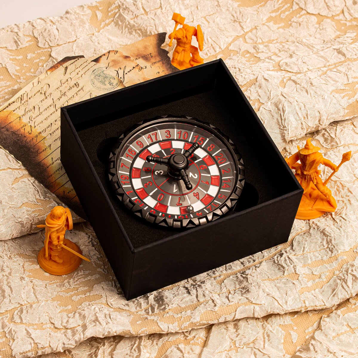 Masters Dice Talisman 001 – Dual Roulette Spinner DND Dice Set for Dungeon Masters & True Fans - Masters Dice