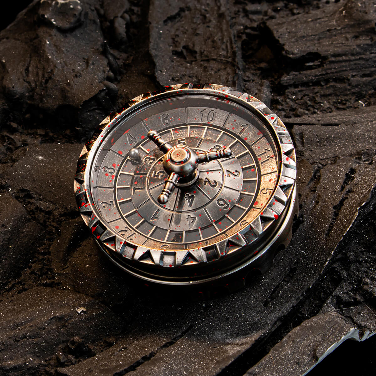 Masters Dice Talisman #001 – Dual Roulette Spinner DND Dice Set for Dungeon Masters & True Fans