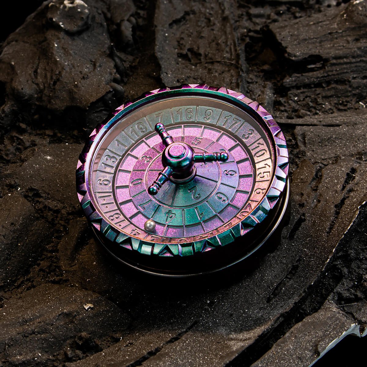 Masters Dice Talisman 001 – Dual Roulette Spinner DND Dice Set for Dungeon Masters & True Fans - Masters Dice