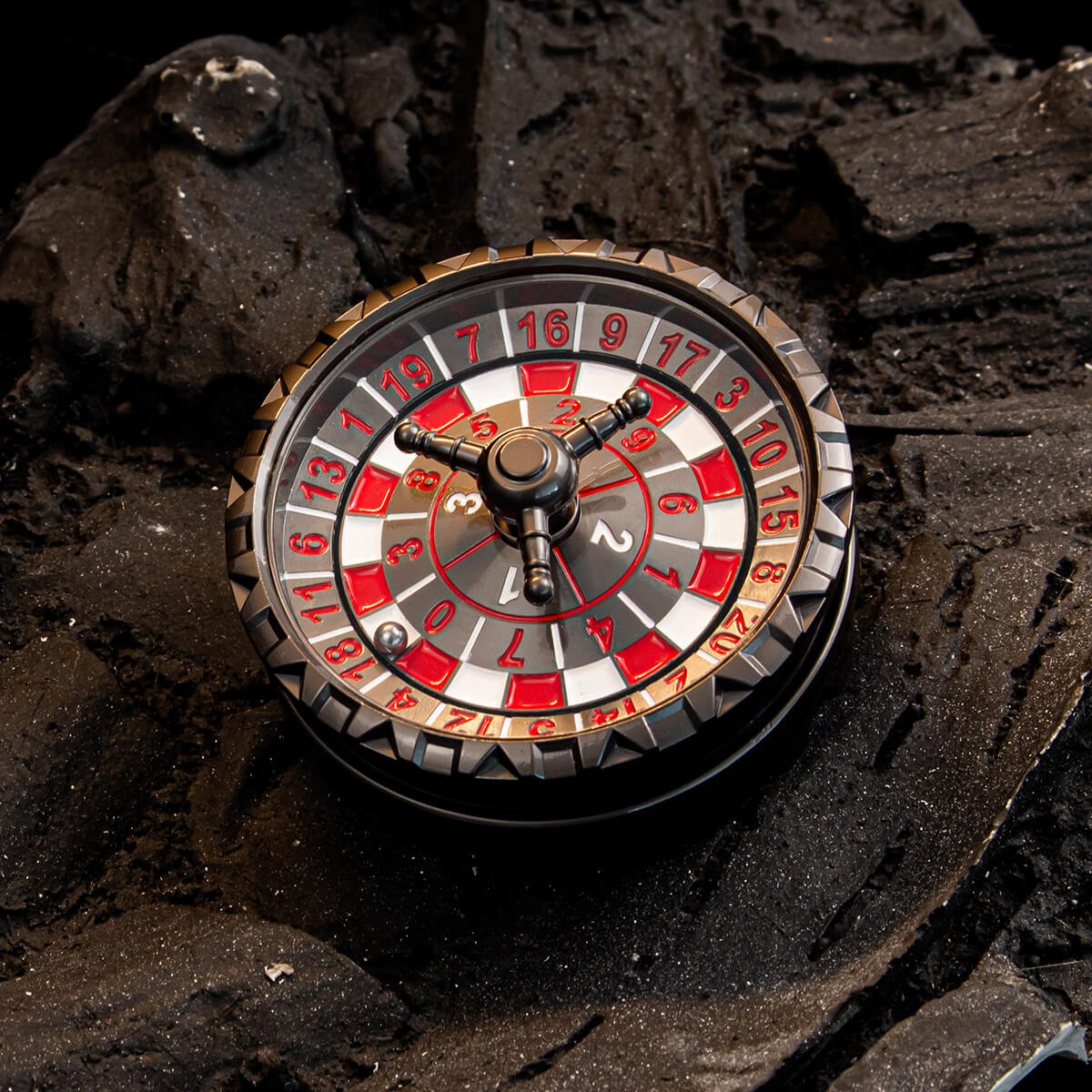 Masters Dice Talisman 001 – Dual Roulette Spinner DND Dice Set for Dungeon Masters & True Fans - Masters Dice