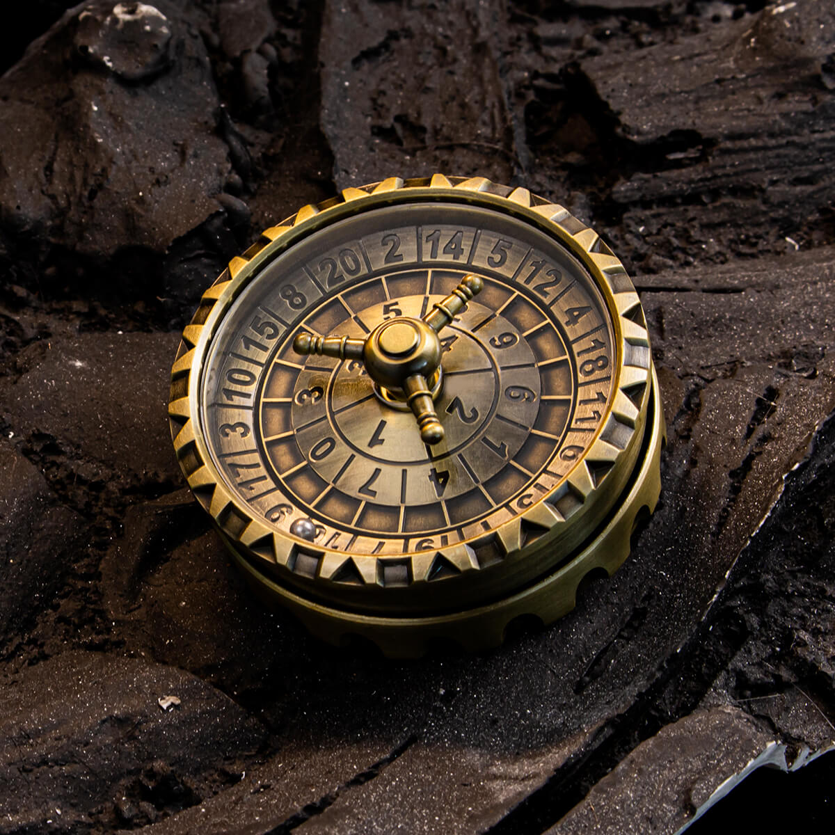 Masters Dice Talisman #001 – Dual Roulette Spinner DND Dice Set for Dungeon Masters & True Fans