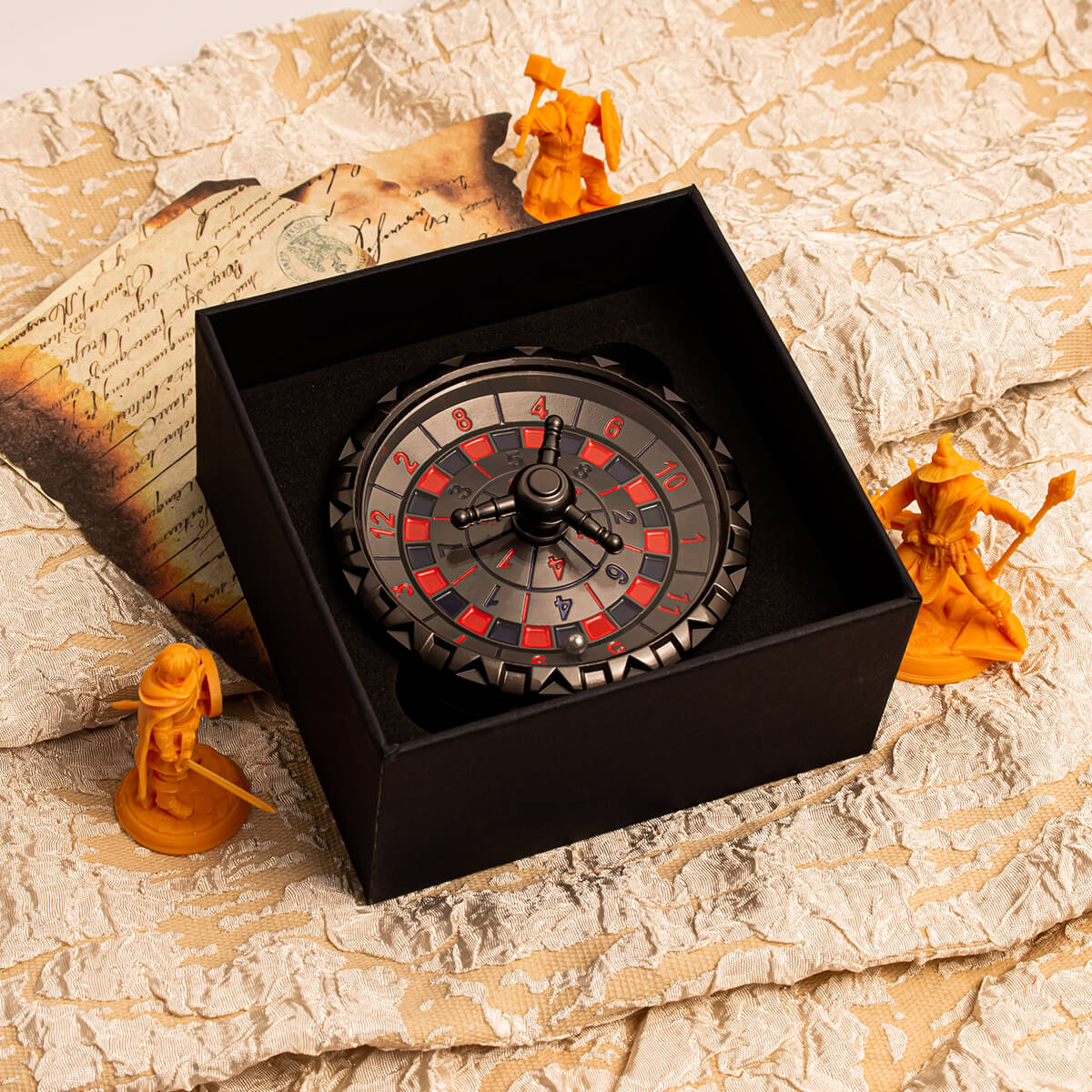 Masters Dice Talisman #001 – Dual Roulette Spinner DND Dice Set for Dungeon Masters & True Fans