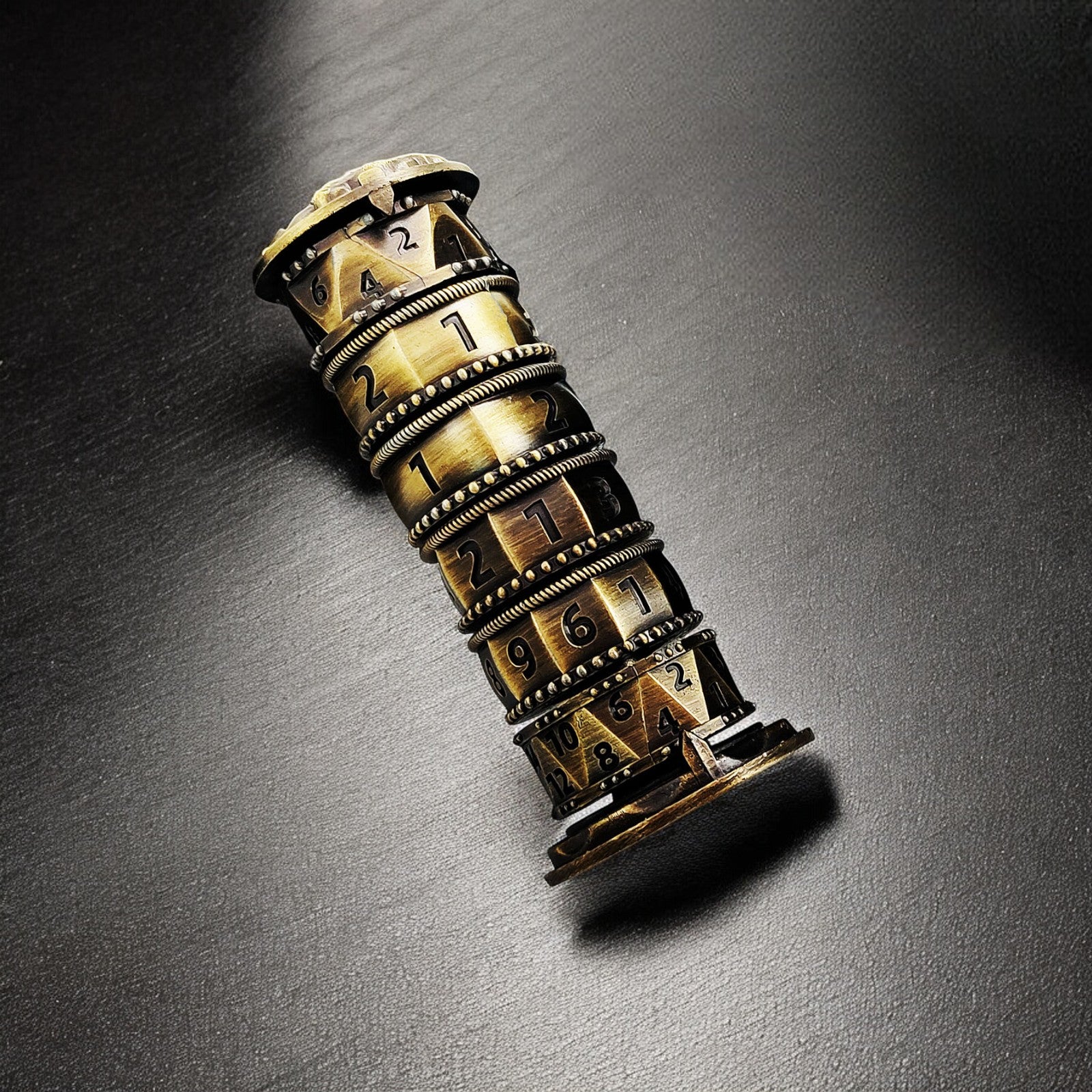 Bronze Relic Cipher Antique Bronze Cylinder 7 In 1 - Masters Dice