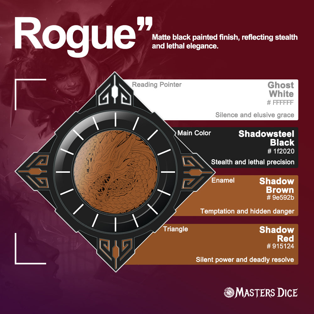 Masters Dice Relic #000 – Class Legacy Spinner | 7 -in-1 Dual-Spinner Metal Dice