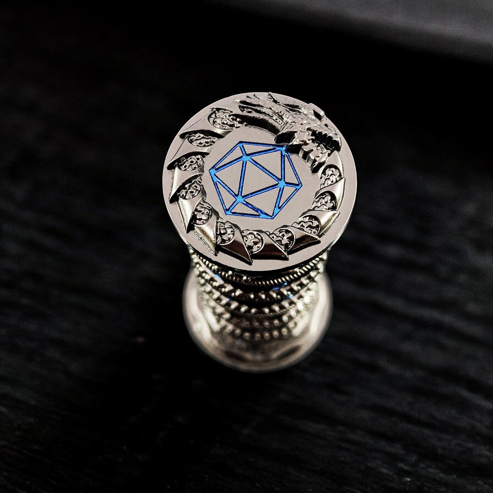 Frost Cipher Black And Blue Cylinder 7 In 1 - Masters Dice