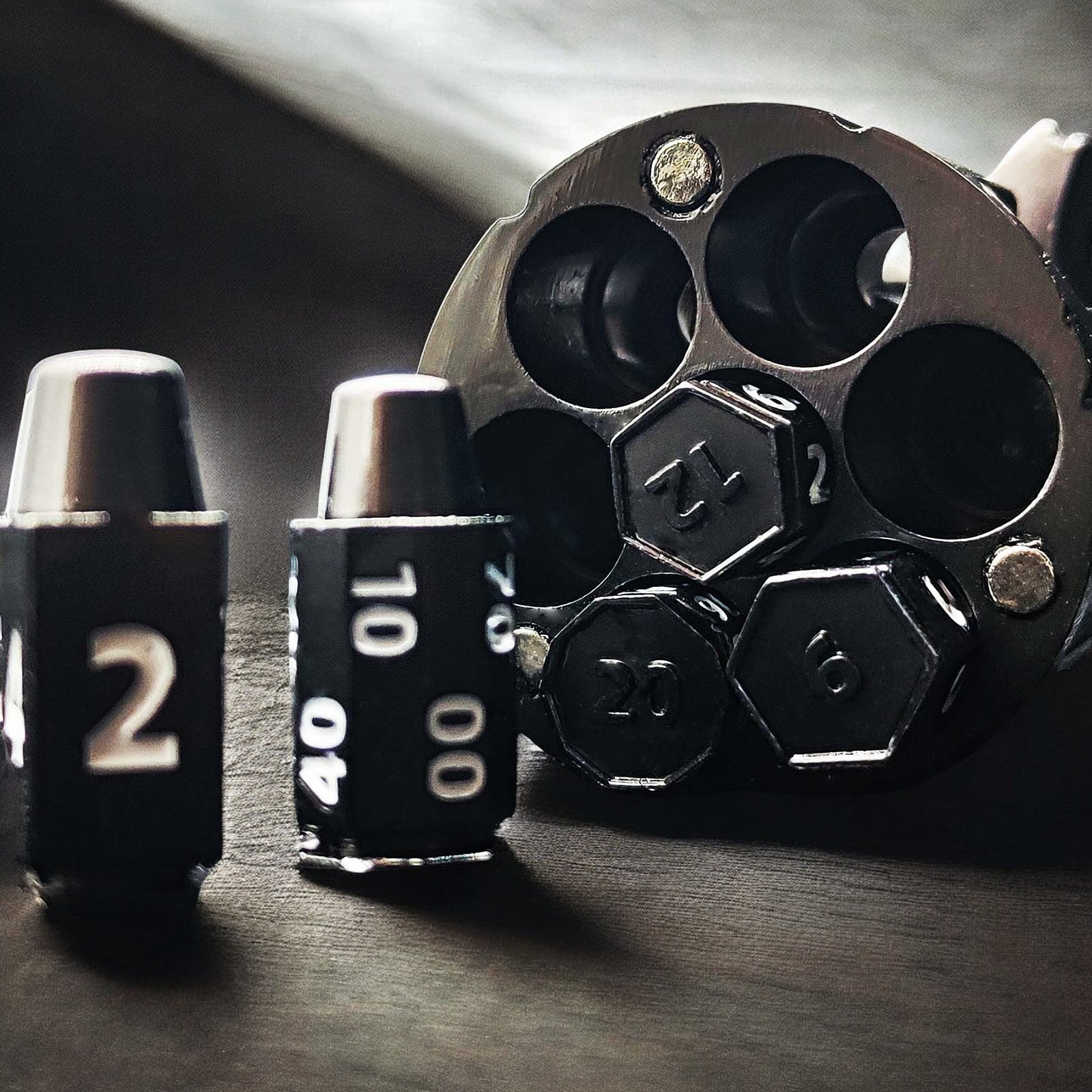 Nightfall Chamber Metal Dnd D&d Dice Set - Masters Dice