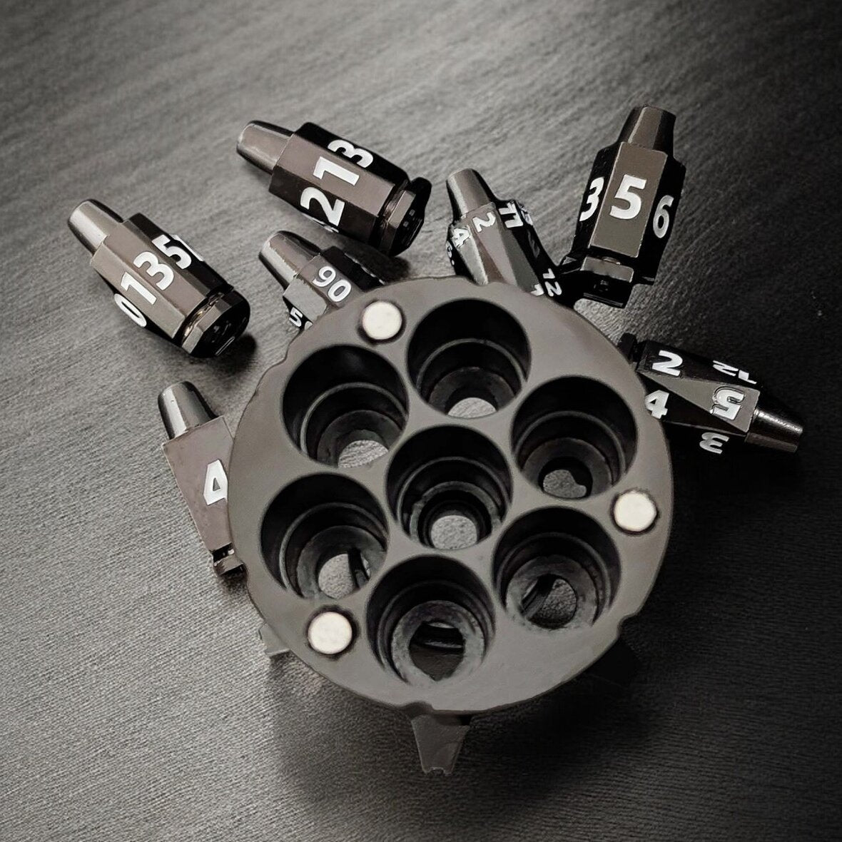 Nightfall Chamber Metal Dnd D&d Dice Set - Masters Dice