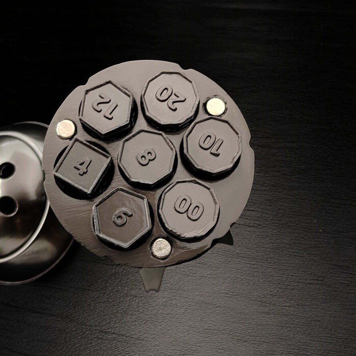 Nightfall Chamber Metal Dnd D&d Dice Set - Masters Dice