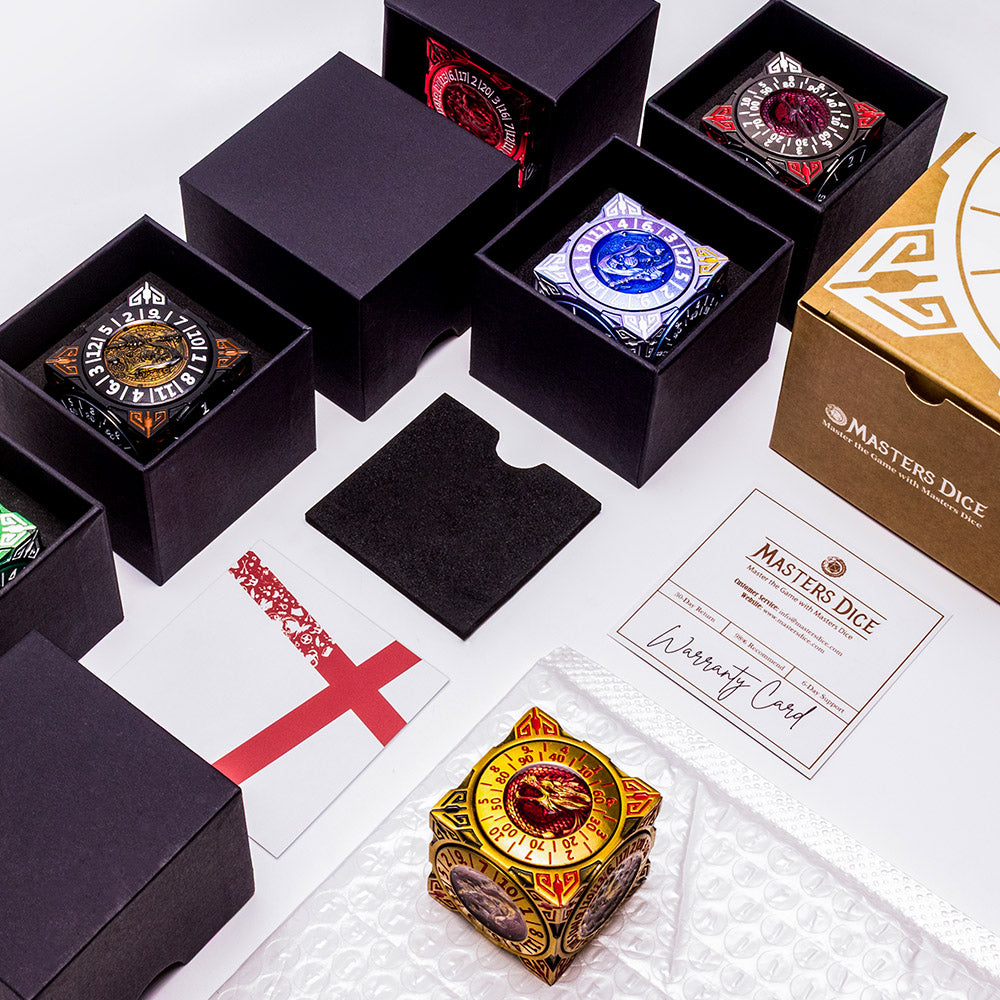 Masters Dice Relic #000 – Class Legacy Spinner | 7 -in-1 Dual-Spinner Metal Dice