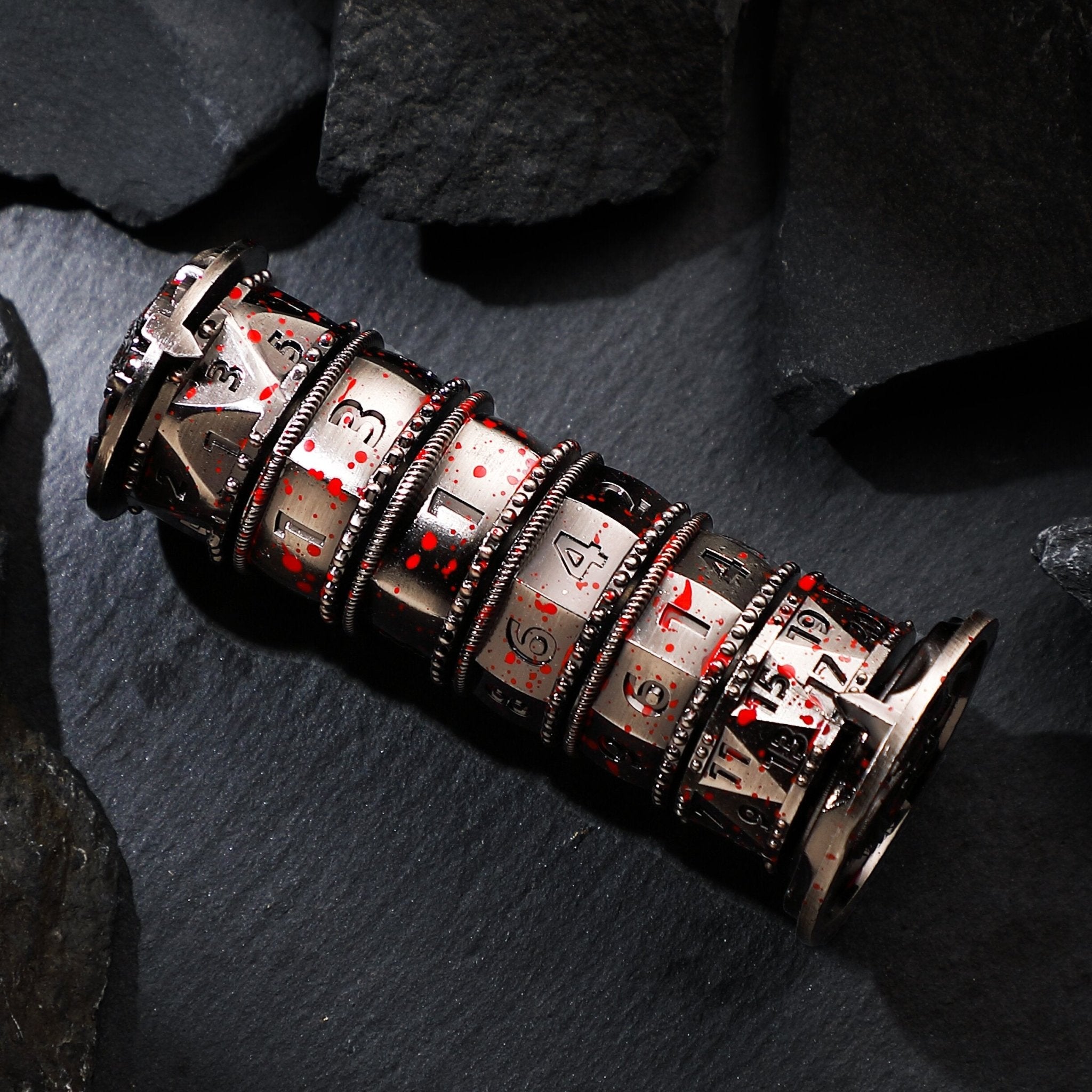 Tower Of Crimson Fate Metal Tower Dice 7 - In - 1 - Masters Dice