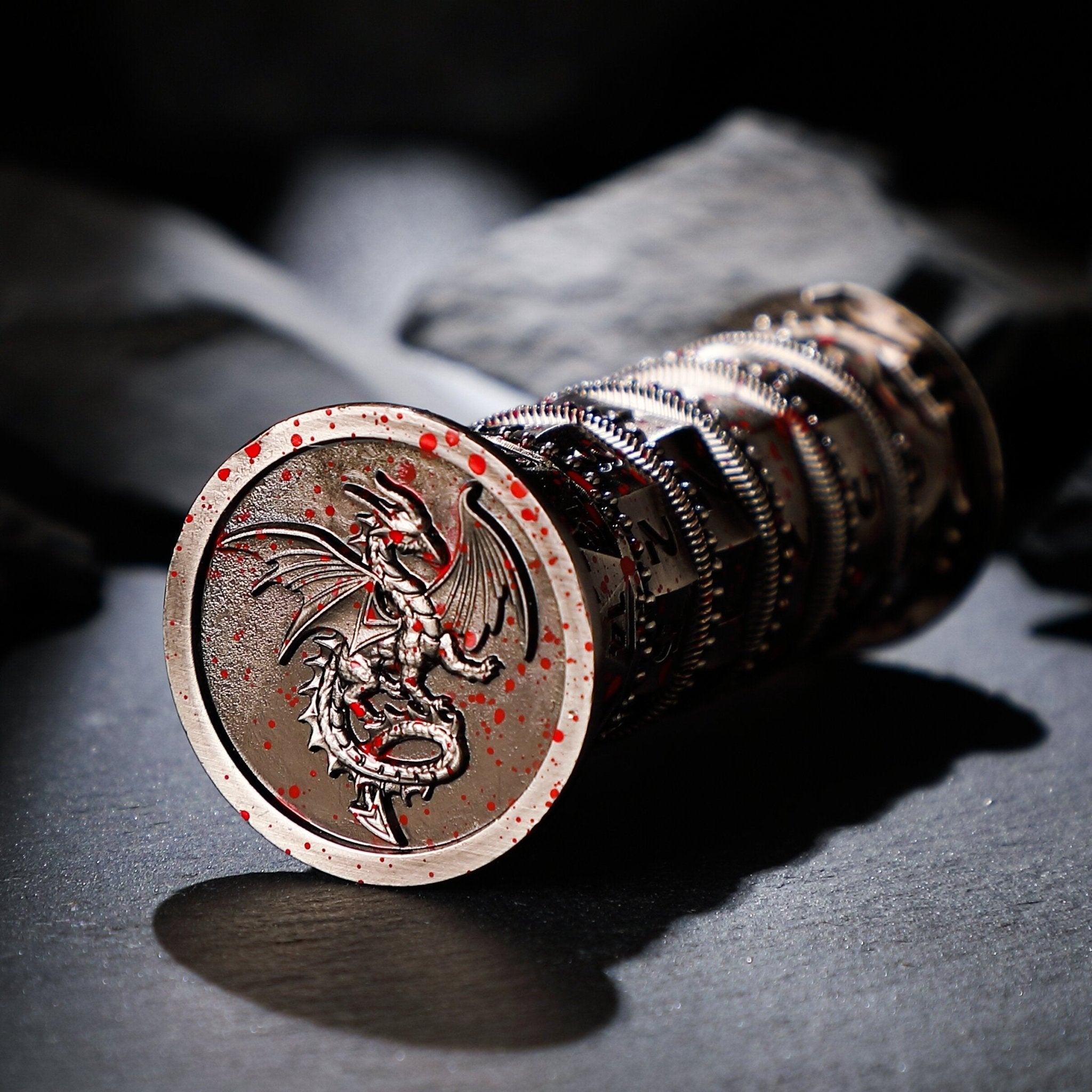 Tower Of Crimson Fate Metal Tower Dice 7 - In - 1 - Masters Dice