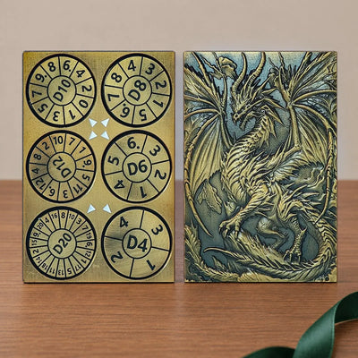 Dragon Tablet Dice Spinner – Pocket Fidget & Collectible Gift