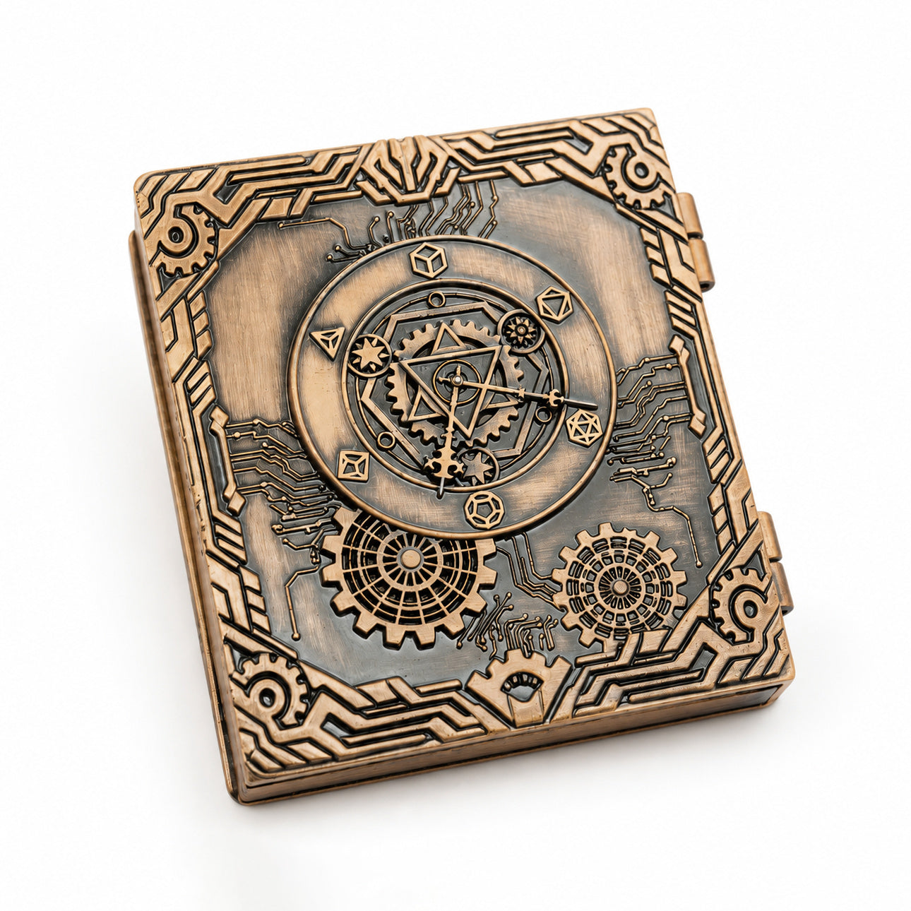 Masters Dice Codex #001 – Spellbook | 7-in-1 Pocket Spinner DND Dice Set