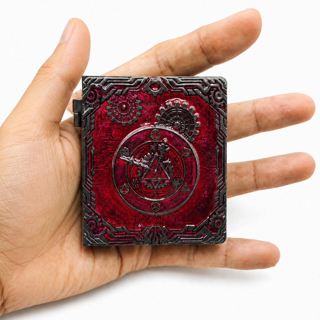Masters Dice Codex #001 – Spellbook | 7-in-1 Pocket Spinner DND Dice Set