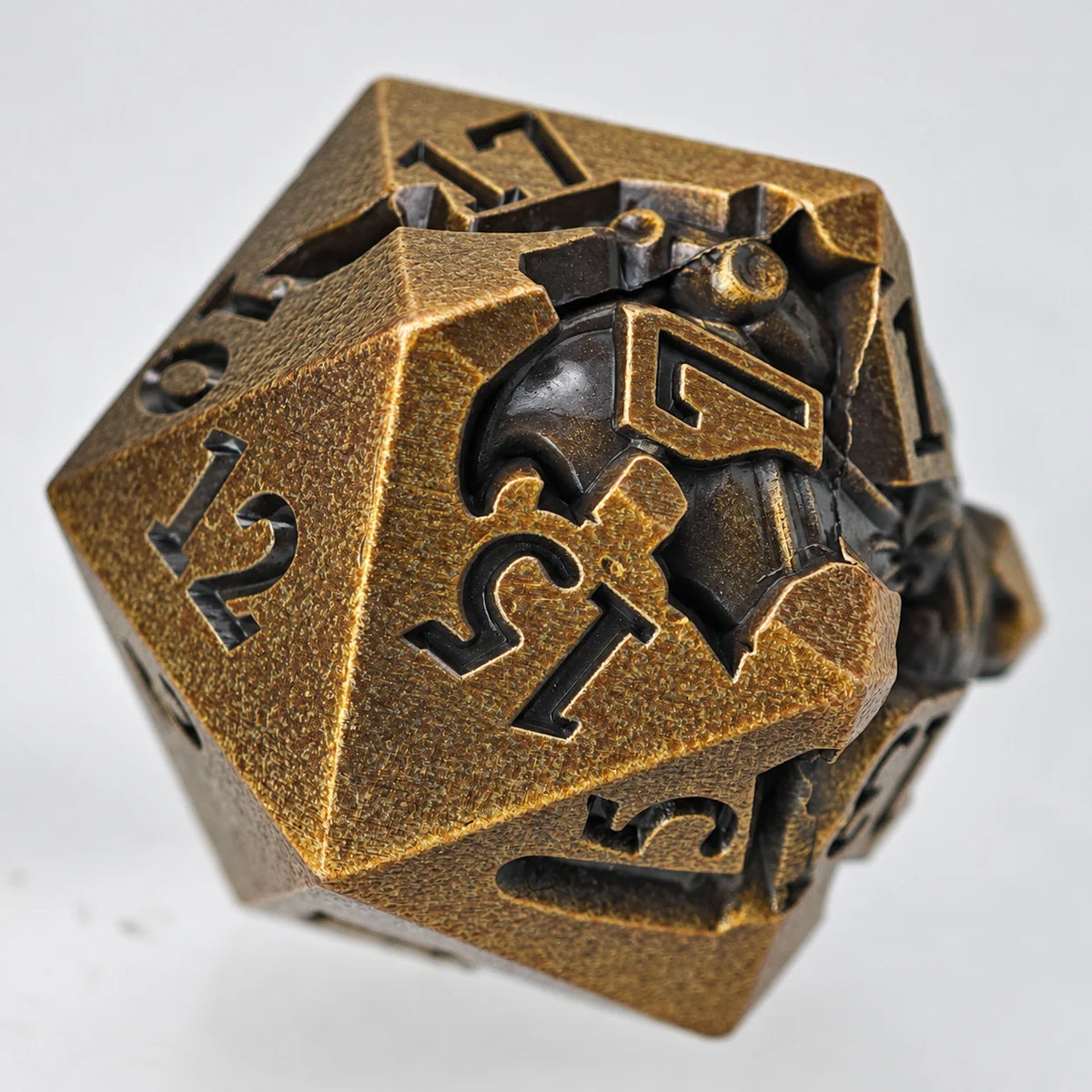 Masters Dice Eldritch Abyss – 7-Piece Sculpted Metal Dice Set | Tentacle Horror TTRPG Dice