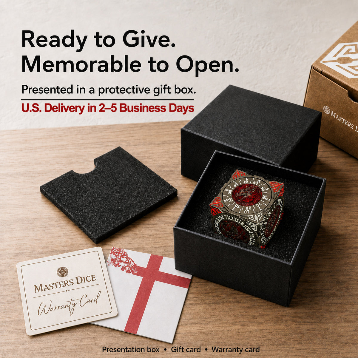 Masters Dice Relic #000 – Class Legacy Spinner | 7-in-1 Dual-Spinner-Metallwürfel