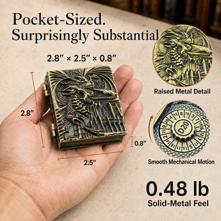 Codex Metal Dice Spinner – Pocket Fidget & Collectible Gift